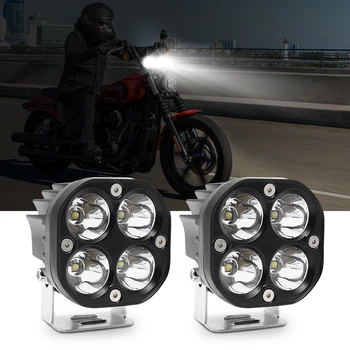 3 Inch 40W LED Lumina de Lucru Bar pentru Autoturisme Alb Galben Pătrat Reflectoarelor Motocicleta de Conducere Lumină pentru 4x4 OffRoad cu Tractoare Lumina de Ceață