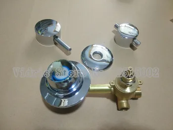 3 trepte filet stil de conectare robinet de apă rece și caldă comutator, Baie cu Duș cameră de amestec ventil robinet de apă separtor