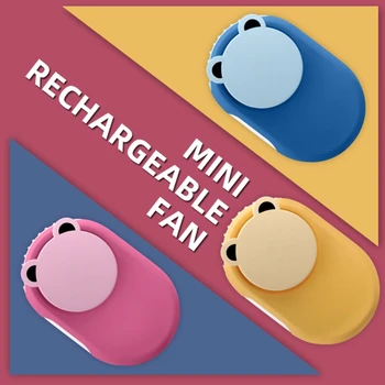 3-în-1 Portabil USB Fan Mini Agățat de Gât Fan Desktop Fan w/ Șnur Reglabil Suport Ascuns pentru Sporturi în aer liber