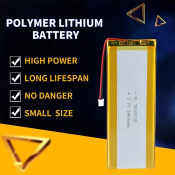 3048128 3400mAh 3.7 V Lipo Baterie Reîncărcabilă Litiu-Polimer Li-ion Celule pentru Ceas Ureche Bud Rezervă de Putere Portabil DVD Tablet
