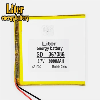 357085 367086 3.7 V 3000mAh Baterie Litiu-polimer cu Bord de Protecție Pentru Tableta PC U25GT