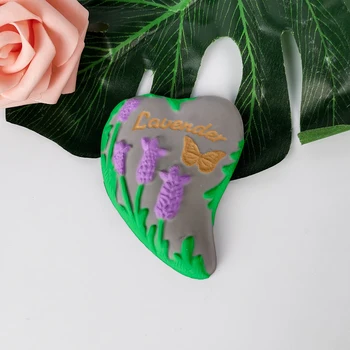 3D Art Floare de Lalea Forma de Inima Matrite de Silicon Tort de Ciocolata Ceara Săpun Mucegai DIY Aromatherarpy Decor de uz Casnic Unelte artizanale