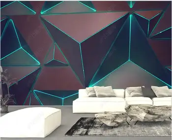 3d Tapet pe perete personalizat murală Europene abstract model geometric dormitor decor acasă fotografie tapet pentru pereți în rulouri