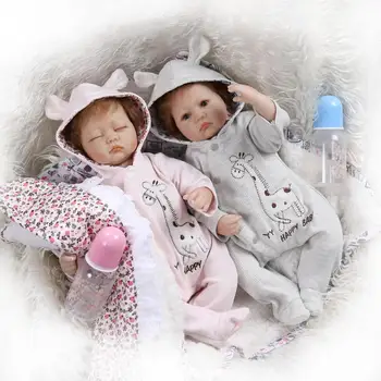 40cm moale de bandă de corp simulare baby doll baby renăscut fata