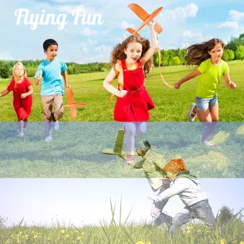 48cm Mare de BRICOLAJ, Jucarii Copii de Mână Arunca Zbor Planor Avioane Umplutură de Spumă Avion Model Petrecere de Zbor Planor, Avion Jucării Pentru Copii Joc
