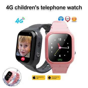 4G Smart Watch Copii SOS LBS WIFI Cartela SIM GPS Rețea de Ceasuri IP67 rezistent la apa Locație în Timp Real, Camera Video Call Tracker Telefon