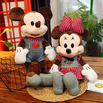 50/70cm Disney Mickey si Minnie Jucărie de Pluș Drăguț Desene animate Mickey Mouse Papusa Cuplu Festiv Hapsân Papusa de Carpa Cadouri de Vacanță