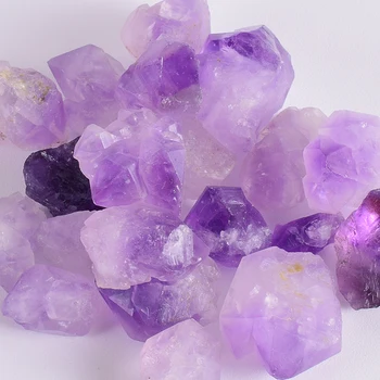 50g Naturale Ametist Piatră Brută Neregulate Piatra Naturala Violet Minerale pentru Vindecarea Chakra Specimen de Colectare Fantana Decor Acasă