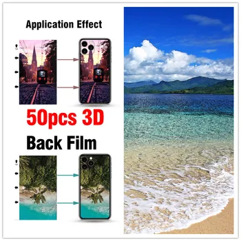 50pcs Relief Spate Folie Protectie Telefon Autocolante Pentru Cutit Masina de debitat Peisaj Model Moale format HD Film Autocolante PVC