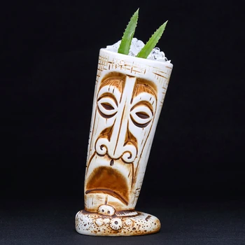 530ml Hawaii Ceramice Tiki Cana Creative Portelan Bere, Vin, Cana Cana Bar Instrument