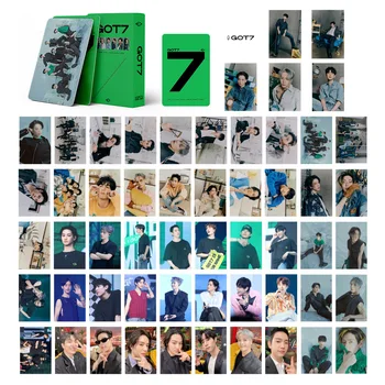 55PCS Kpop GOT7 Lomo Carduri de Înaltă Calitate de Imprimare Photocard carte Poștală Fanii Colecție Cadou Moda Drăguț Carduri Foto