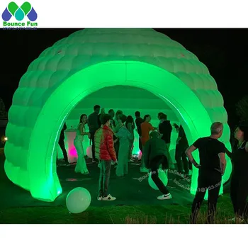 5Md de Iluminat cu LED Gonflabile Iglu Cort Cupola Cu Suflanta de Aer Alb Atelier Structura De Partid Eveniment, Expoziție de Nunta de Afaceri