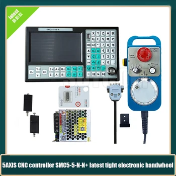 5axis Cnc Offline Controller Smc5-5-n-n Sistem de Control al Mișcării 500khz G Cod Cu Modul de Urgență Electronice roata de mână Mpg