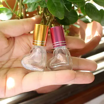 5ml Mini Reîncărcabile Sticla de Parfum Cu Roll-on Pahar Gol de Ulei Esential de Sticla F1170