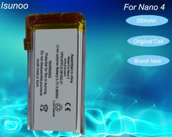 5pcs/lot 3.7 V Li-ion Polimer Acumulator de schimb pentru iPod Nano a 4-a 4-a Gen