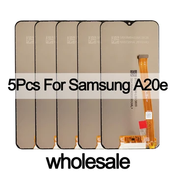 5pcs/lot Incell LCD Pentru Samsung Galaxy A20e A202 A202F A202DS Display LCD Touch Screen Digitizer Asamblare A20e LCD cu rama
