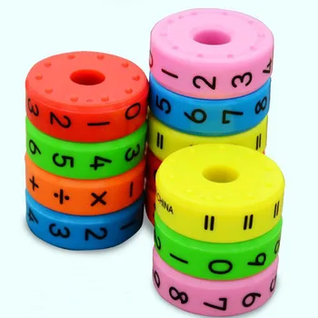 6 Piese Magnetice Montessori pentru Copii Educative Jucarii de Plastic Pentru Copii Matematica Numere DIY Asamblarea Puzzle-uri Fete Baieti