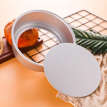 6 cm Rotunde de jos live Șabloane pentru prăjituri din aliaj de Aluminiu suprafață de Copt consumabile Unitate de greutate 0.15 kg, forma Rotunda