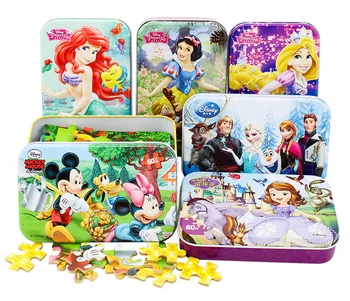 60 De Piese Din Lemn Jigsaw Puzzle Disney Frozen Avengers Puzzle Jucării Pentru Copii Copii, Jucarii Educative Pentru Copii Cadouri Pentru Fete Băiat