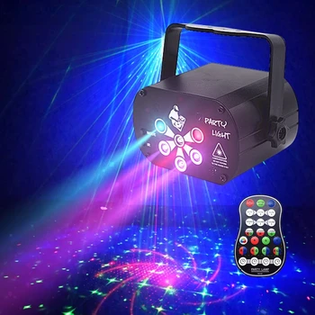 60 de Modele de USB Reîncărcabilă Mini Proiector Lumini Laser RGB UV Petrecere Disco Star Light pentru Nunta Petrecere DJ Acasă