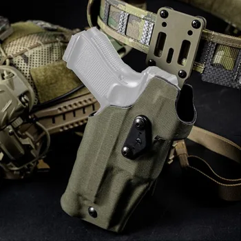 6354DO Tactice Toc de Pistol pentru Glock 17/19 Cu X300/X300U Lanterna de Vanatoare Airsoft Toc Accesorii Picior Giulgiul Drop