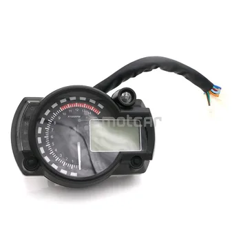 7colors Motocicleta 12V Digital LCD Iluminare din spate Turometru Tacho Control Indicator Vitezometru Kilometraj Universal Pentru Kawasak Honda KTM