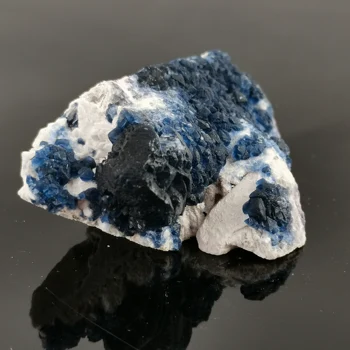 81.0 gFurniture decor natural Mongolia Interioară mare albastru fluorit minerale-specimen