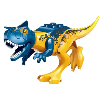 8pcs dinosaurios lumea jurassic de juguete Parc Dinozaur Raptor zona de protecție Blocuri Set Copii cadou de colectare de jucării
