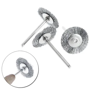 9 Buc/Set Din Oțel Inoxidabil Perie De Sârmă Wire Wheel Instrument Rotativ De Îndepărtare A Ruginii Lustruire De Metal Si Nemetal Materiale Unelte De Mână