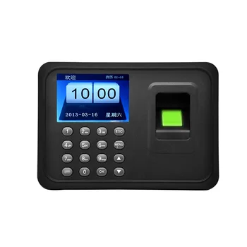 A6 Biometrice Sistem de Prezență USB Cititor de Amprente Ceas de Timp Angajat Mașină de Control Dispozitiv Electronic spaniolă rusă RO