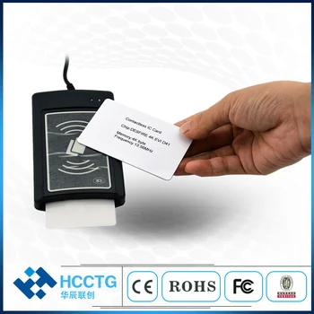 ACS Original Dual Interfață USB, NFC + IC Chip CCID ISO14443 ISO7816 Smart Card Reader ACR1281U-C1