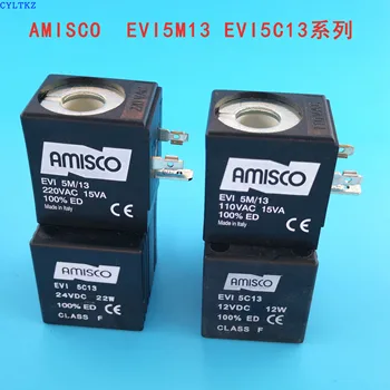 AMISCO supapei electromagnetice bobina EVI5M13220V15VA5C13DC12V24 gaură 13 mare de 40 de cartuș ventil cu bobina