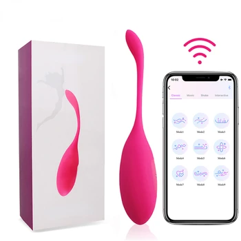 APP Wireless Vaginale Mingea Vibrator Vibrator Ou Vibrator Portabil Chilotei Vibratoare punctul G Stimulator Jucării Sexuale pentru Femei
