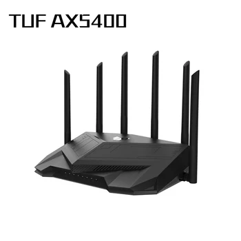 ASUS TUF-AX5400 TUF Jocuri AX5400, Dual Band WiFi 6 Gaming Router, OFDMA, BSS colorat și MU-MIMO, 2 Gbps cu fir de viteze pentru NAS