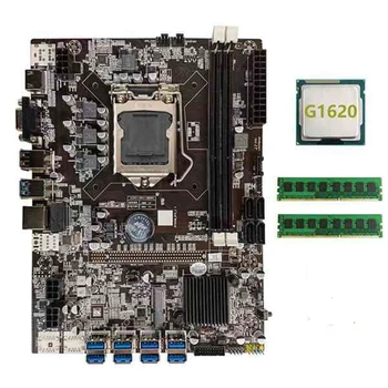 AU42 -B75 BTC Mining Placa de baza Set Suport de Memorie DDR3 PROCESOR LGA1155 8 GPU pentru Bitcoin BTC ETH GPU Minieră Miner