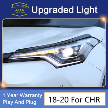 Accesorii auto Pentru Masina Toyota C-HR 2018-2021 Cap Lampa de Ceata Lumini de Zi de Funcționare Lumina DRL CHR Faruri H7 LED Bi Xenon OBIECTIV