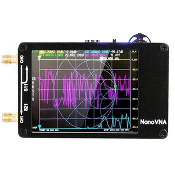 Actualizat Nanovna-H Vector de Rețea Antena Analizor de 10Khz-1.5 Ghz MF HF VHF UHF Pentru SD Slot pentru Card Digital Nanovna Tester