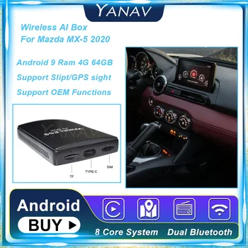Android 4G 64GB Carplay Wireless Ai Cutie Pentru Mazda MX-5 în 2020 8 Core Qualcomm 450 de automobile Smart Box Multimedia Carbo Plug and Play