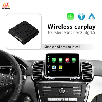 Android Auto Apple Carplay Wireless Ai Cutie Pentru Mercedes Benz w204, B, C, E CLA, GLA GLK ML NTG4.5 Cu Masina juca Ios AirPlay