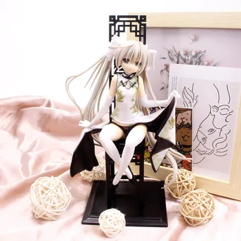 Anime Yosuga No Sora Kasugano Sora Rochie Chinez Poziția Așezat PVC figurina de Colectie Model de Păpușă Jucărie 23cm