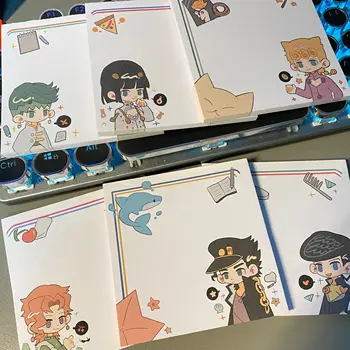 Anime drăguț Aventura Bizar JoJo lui Higashikata Josuke Kakyouin Noriaki Giorno Sticky Notă Memo Pad Notă de Hârtie Notebook, Notepad