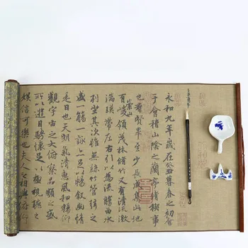 Apa Reutilizabile Scris Pânză Caiet Chineză Perie Caligrafie Intrarea Caiet Îngroșa Apei Scris Pânză Caiete Quaderno