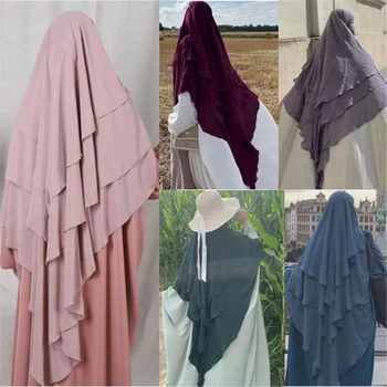 Arab Voaluri Niqab Hijab Moda Musulmană Eid Rugăciune Îmbrăcăminte Femei Mult Khimar Hijabul Islamic Abaya Jilbab-Ul Ramadan Abayas Headwrap