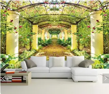 Arta 3D Flori de Perete Copac Tapet pictură Murală, picturi Murale Decal pentru TV de Fundal Dormitor HD Imprimat Floral de Perete Rola de Hartie Personaliza