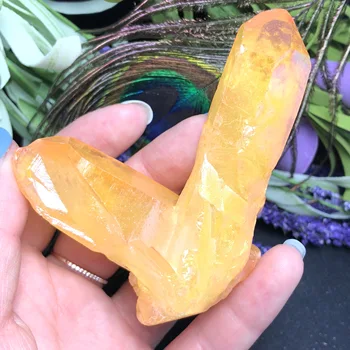 Aura Cristal De Cuarț Cluster Înger Aura Naturale De Cuarț De Cristal Druzy Geode Specimen Minerale Reiki De Vindecare Chakra