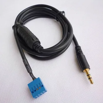 Auto Auto Aux Cablu Adaptor 10 Pini AUX de Intrare Audio Auxiliar Kit Cablu Adaptor Pentru BMW E46 98-06 Auto-Styling