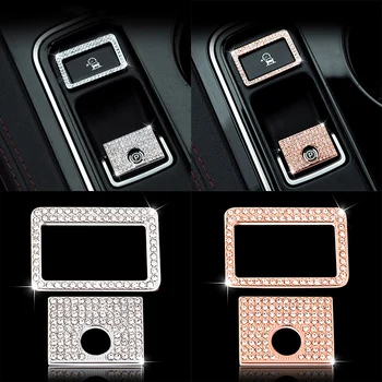 Auto styling accesorii 2 buc Diamond Decor frânei de parcare Electronice de parcare tapițerie autocolant Pentru Jaguar F-PACE 2016-2020