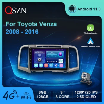 Autoradio Pentru Toyota Venza 2008-2016 Carplay Auto DSP Android11 4G Video Auto Multimedia Player 8+128G GPS Navi IPS Stereo DVD