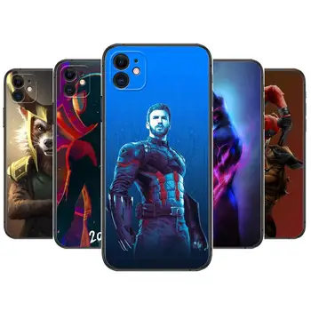 Avengers Marvel Cazuri de Telefon Pentru iphone 13 Pro Max cazul 12 11 Pro Max 8 PLUS 7PLUS 6S XR X XS 6 mini se telefonie mobilă celulară