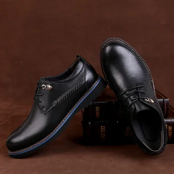 Barbati Pantofi Rochie Dantela-Up Pantofi de Nunta, Pantofi Oxford de Dimensiuni Mari Mocasini din Piele Pantofi cu Barca Pantofi Casual Pantofi pentru Condus